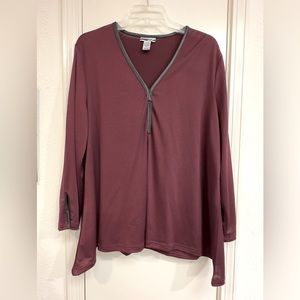 Maroon blouse
